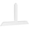 Ekena Millwork Portland Architectural Grade PVC Gable Bracket, 48"W x 26"H x 2"D x 4"F, 13/12 Pitch GBP048X26X0204POR00 - alternate 1